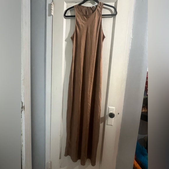 Frame Silk Racerback Maxi Tank Dress M - Picture 8 of 10